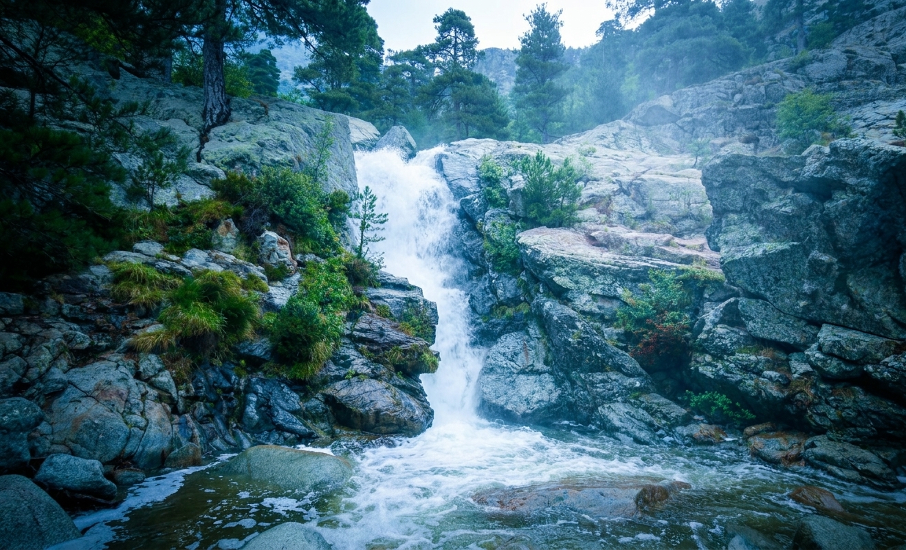 Canyoning dans les gorges granitiques de Bavella en Corse