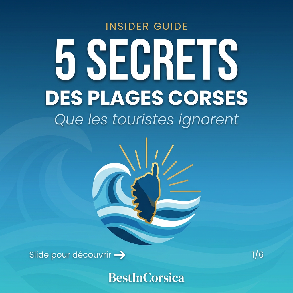 5 Secrets des Plages Corses que les Touristes Ignorent (et que les Locaux Gardent Jalousement)